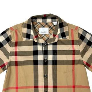 Burberry Beige Checkered Shirt
