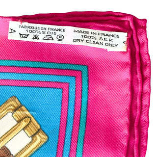 Hermes Silk Scarf Pink