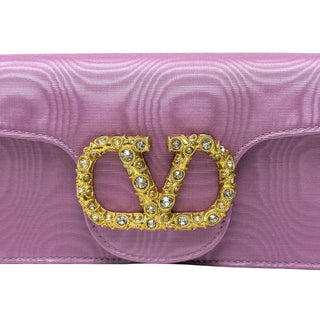 Valentino Loco Embellished Clutch Bag in Moire