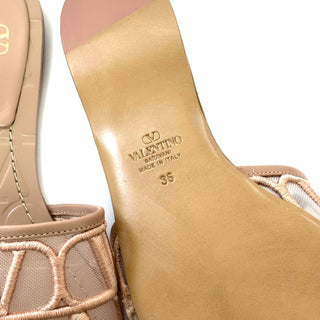 Valentino Toile Iconographe Slides Sandals