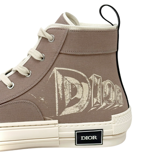 Christian Dior B23 High Top AsteroDior Beige Sneakers