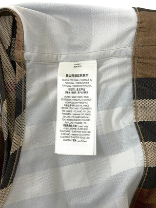 Burberry Brown Classic Crop Top