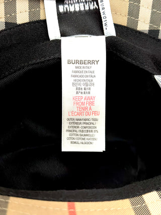 Burberry Classic Vintage Design Bucket Hat