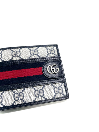 Gucci GG Black Grey Coin Wallet