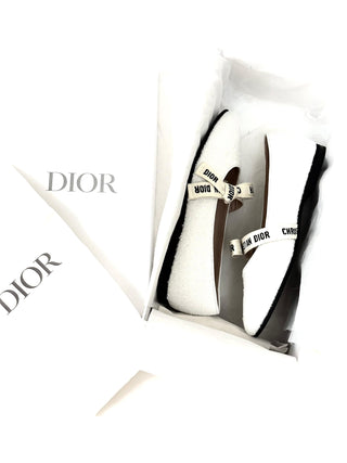 Christian Dior White Ballerina