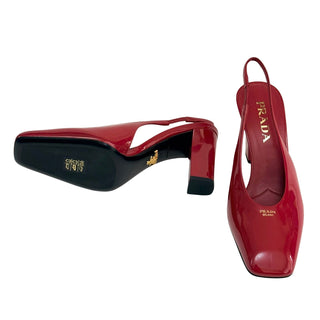 Prada Patent Leather Slingback