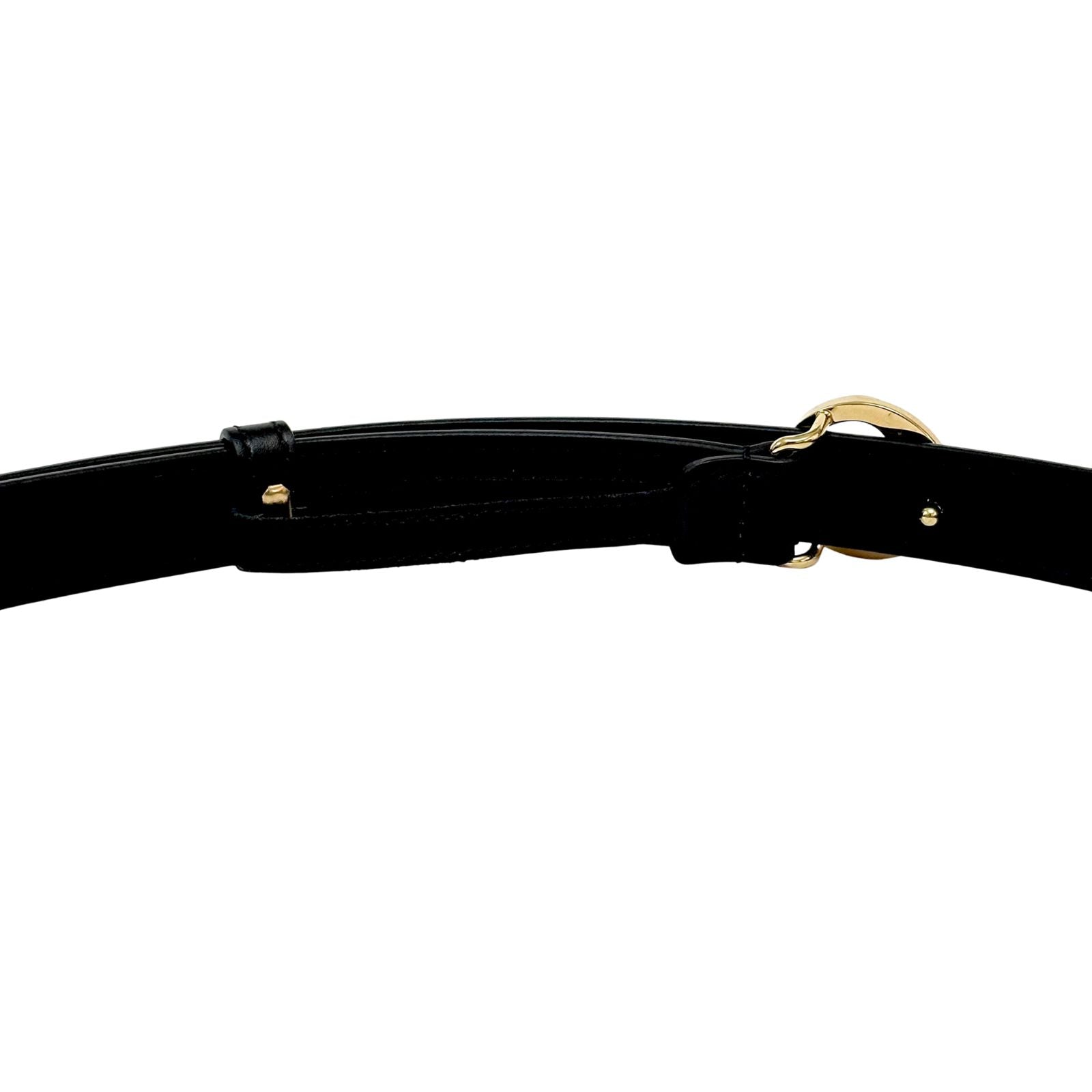 Gucci Blondie Belt in Leather Black