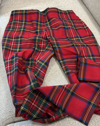 Burberry Red Green Trouser