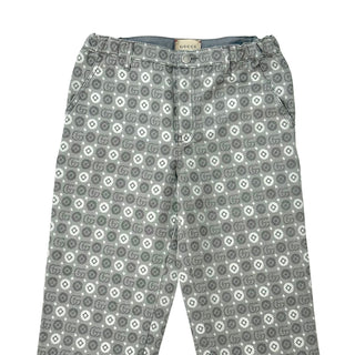 Gucci Grey GG Print Trouser