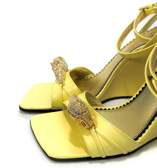 Gucci High Heels Sandals Yellow