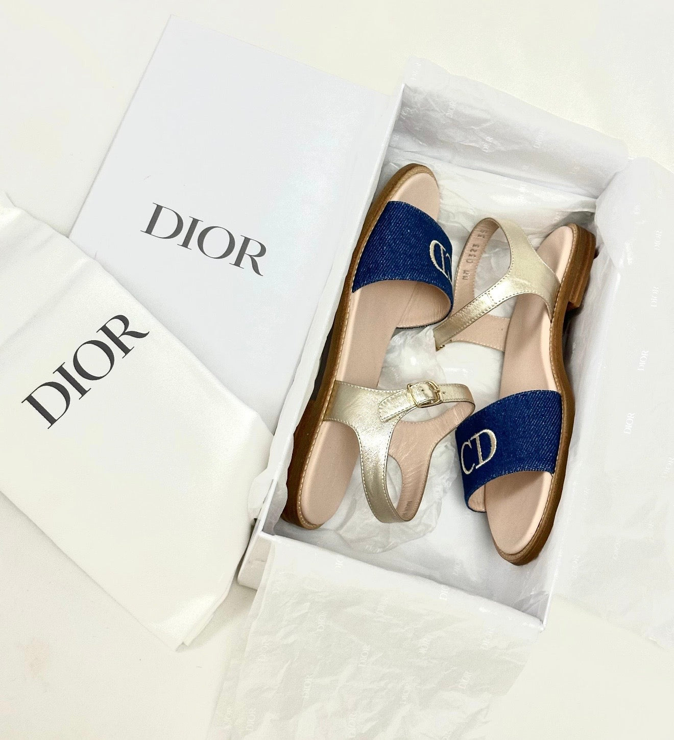 Christian Dior Sandals Denim