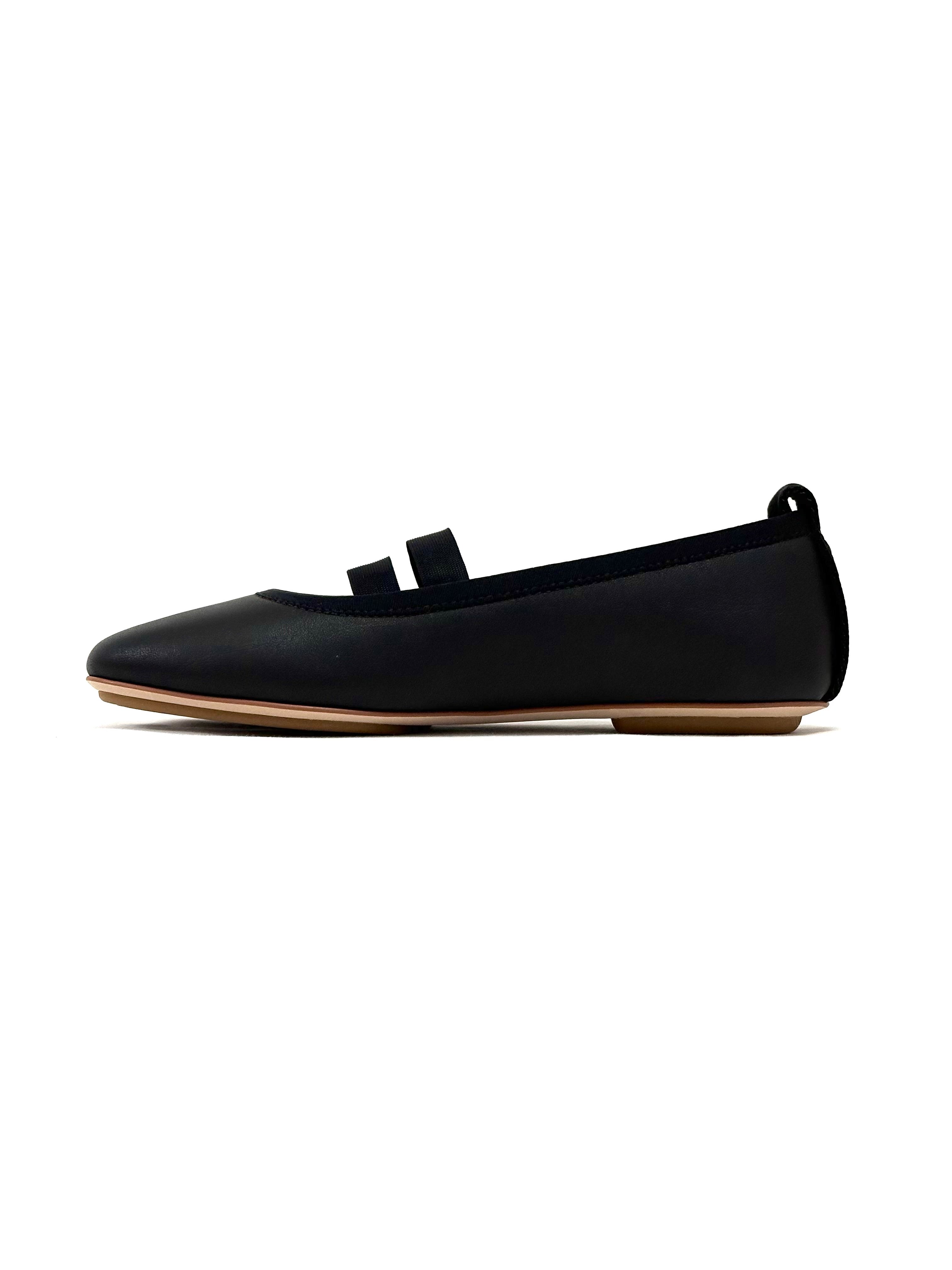 Burberry Soft Leather Black inside Classic Ballerina