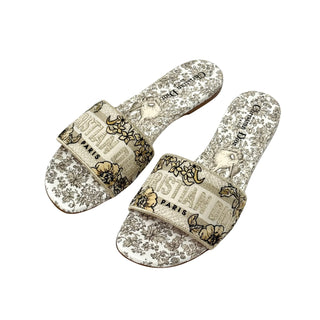 Christian Dior D Way Sandals Beige