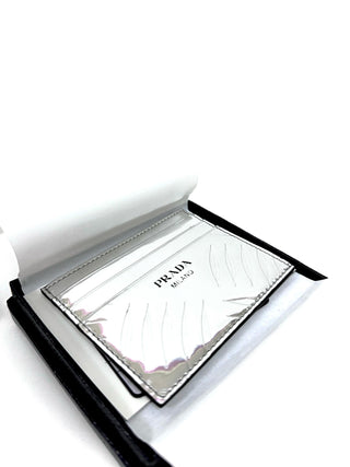 Prada Silver Card Holder