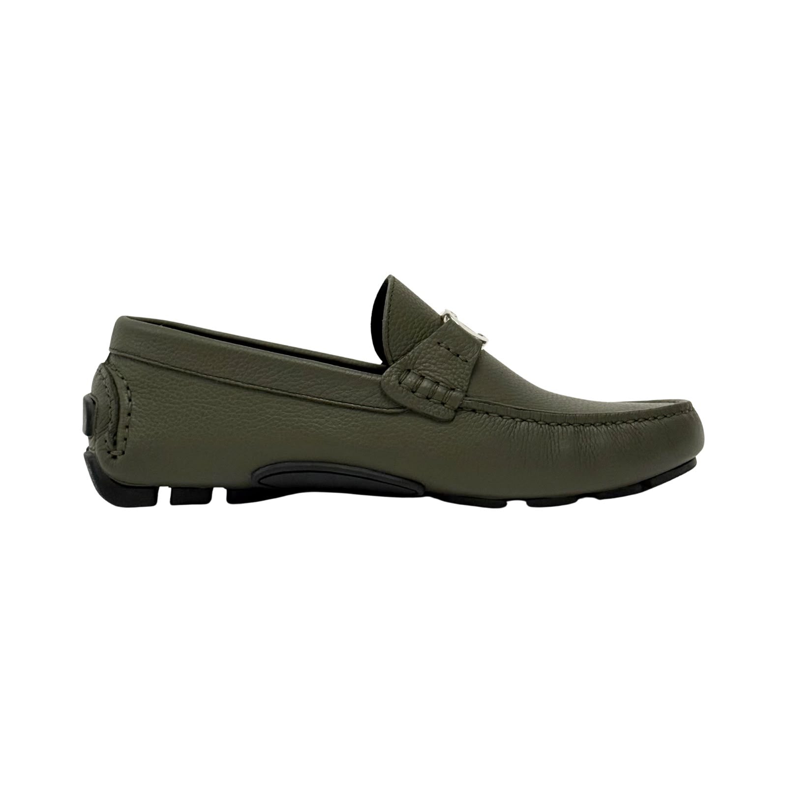Christian Dior Grained Calfskin Odeon Loafers