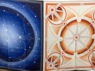 Burberry Silk Blue Star Scarf