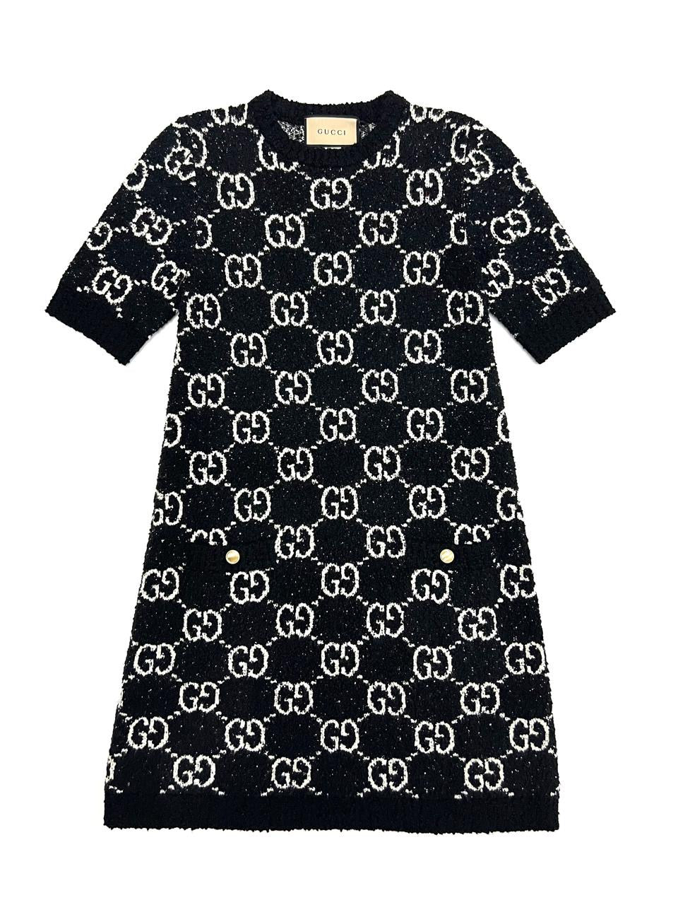 Gucci Black White GG Dress