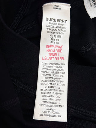 Burberry Leggings with White Brand Print