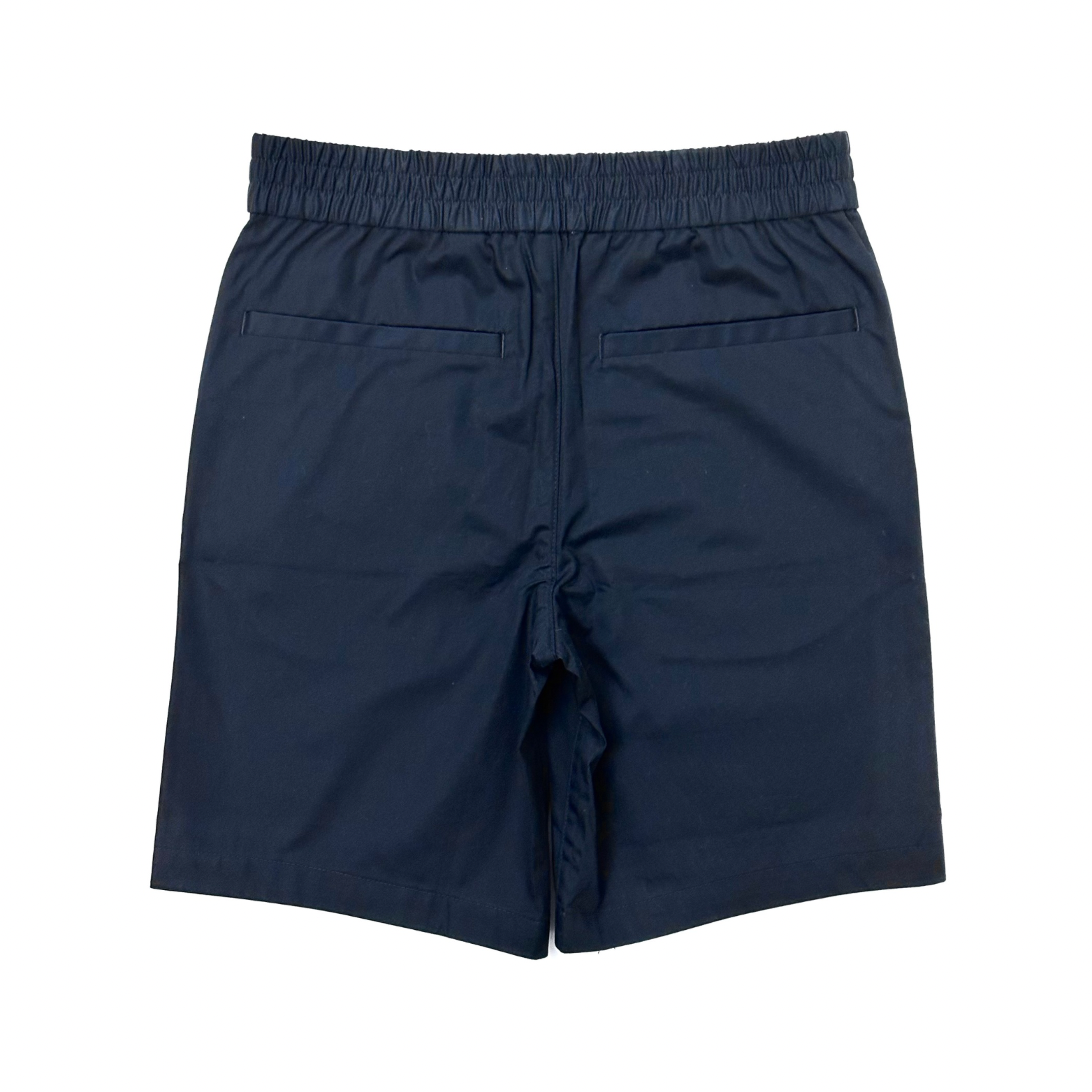 Burberry Navy Blue Horse Logo Embroidered Shorts