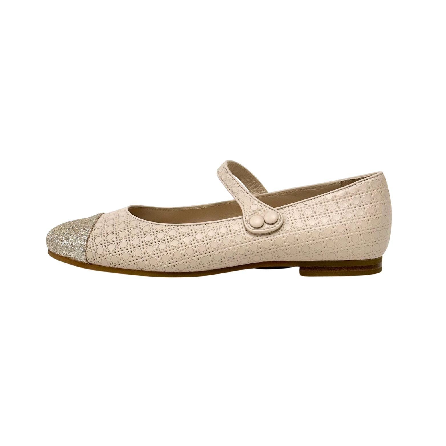 Christian Dior Ballerina Shoes in Sequin Pink
