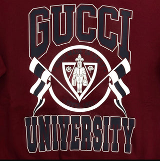 Gucci Hoody Burgundy Gucci University