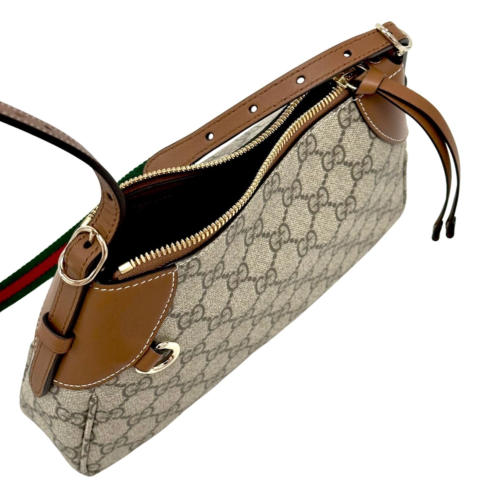Gucci GG Emblem Small Shoulder Bag Monogram Canvas
