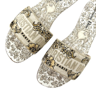 Christian Dior D Way Sandals Beige