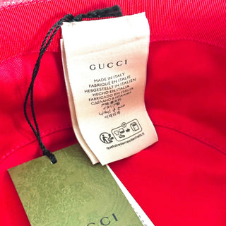 Gucci Red GG Bucket Hat