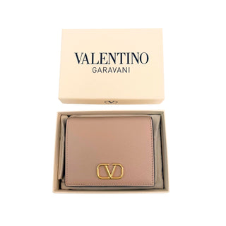 Valentino BiFold Wallet Beige