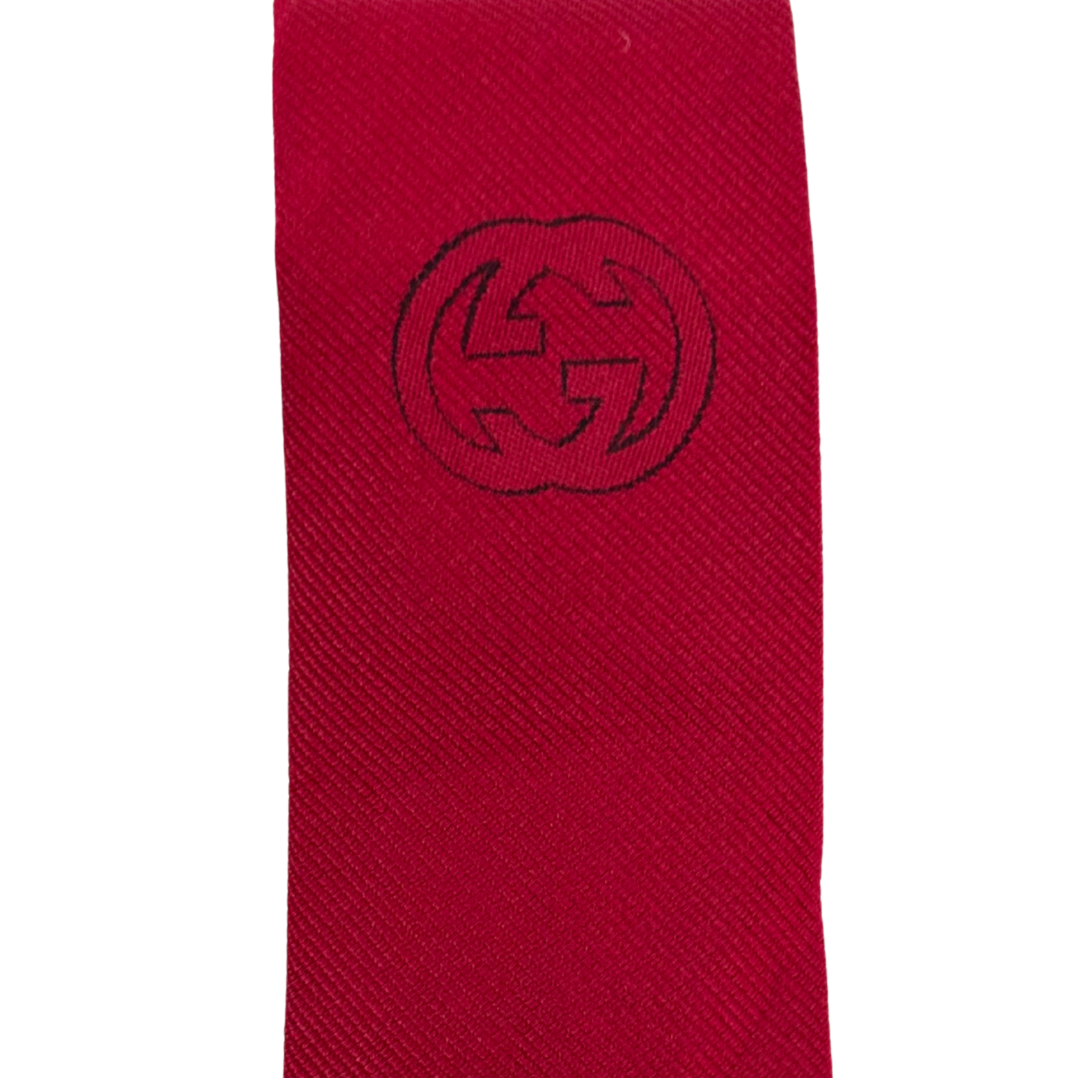 Gucci Red Silk Tie