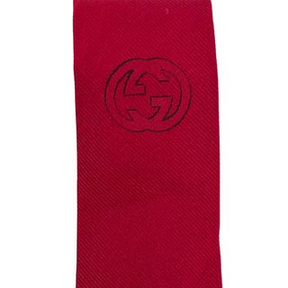 Gucci Red Silk Tie