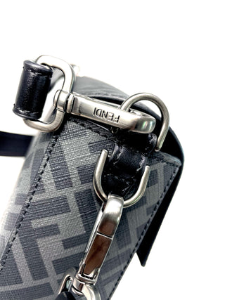 Fendi Grey Baguette Bag Crossbody