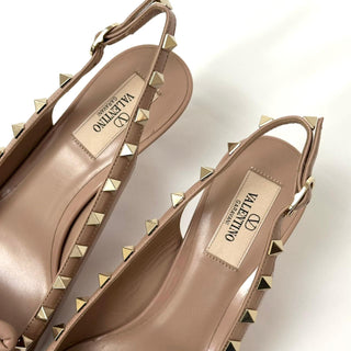 Valentino 60mm Rockstud Bow Slingback Pumps