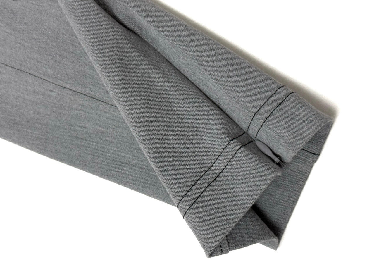Burberry Stretch Cotton Blend Trouser Grey