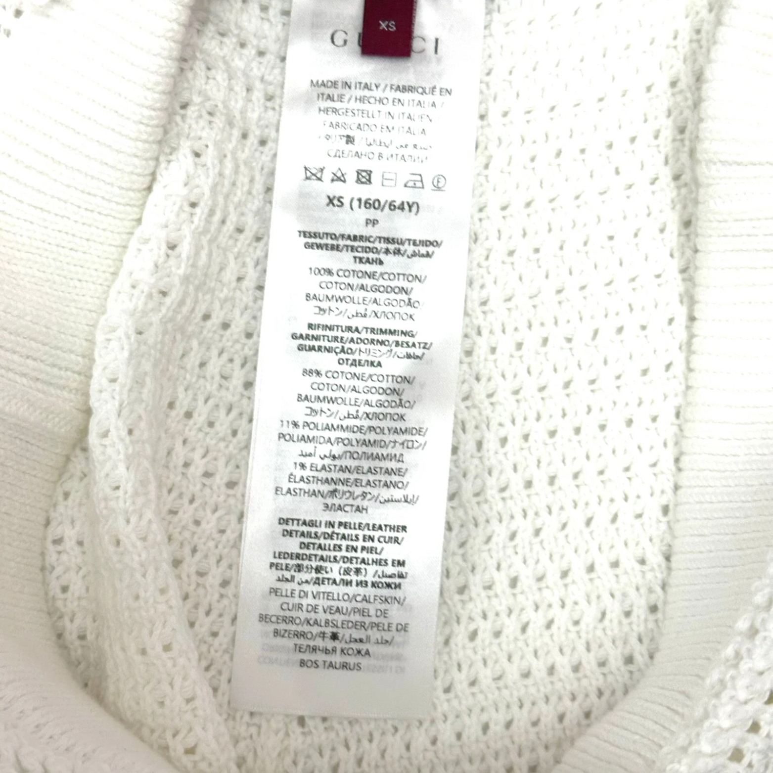 Gucci Horsebit Detail Crochet Knit Shorts