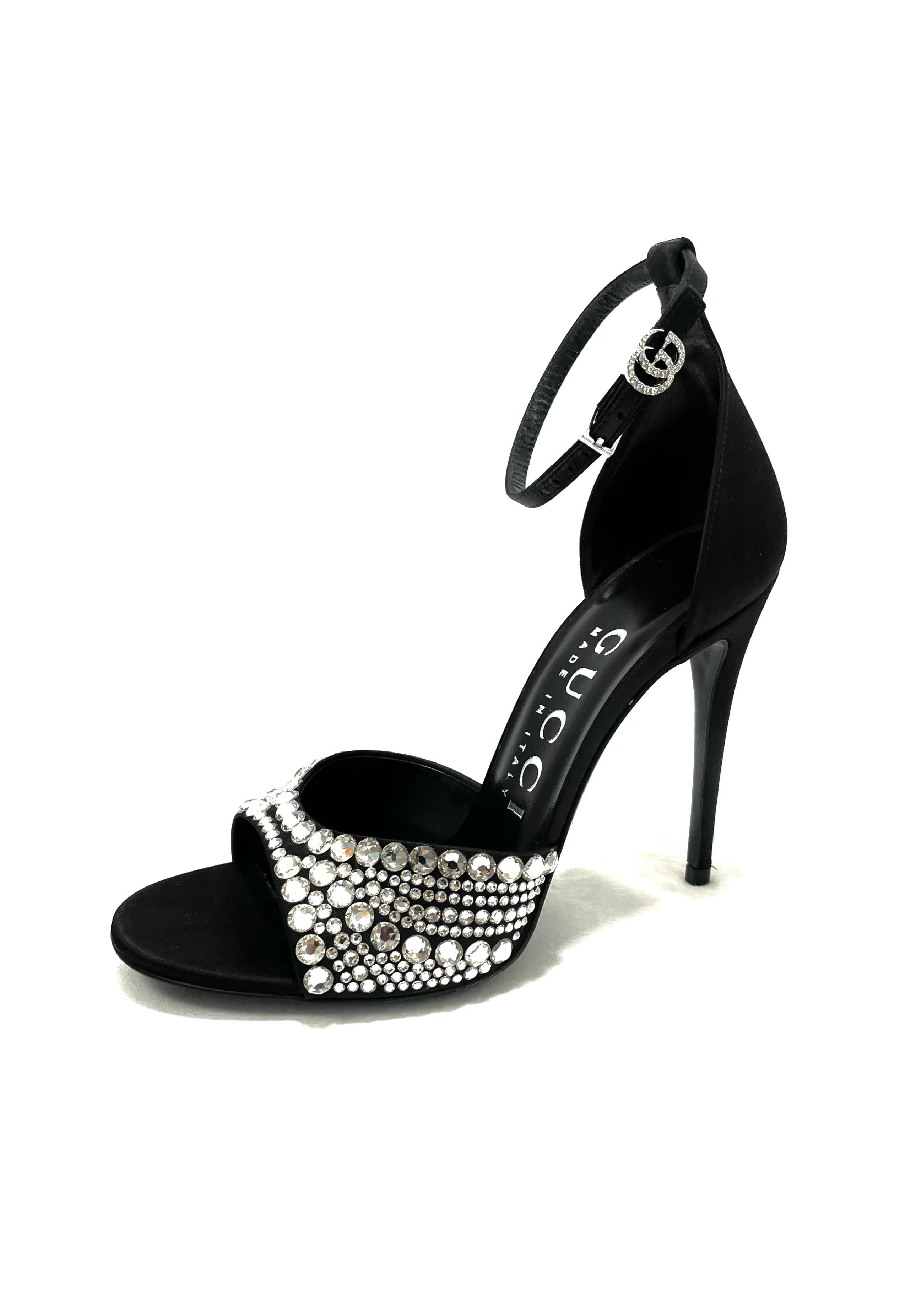 Gucci Crystal Ilse Sandals
