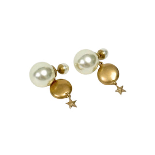 Christian Dior WCJ Earrings Gold
