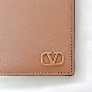 Valentino Tan V Logo Wallet