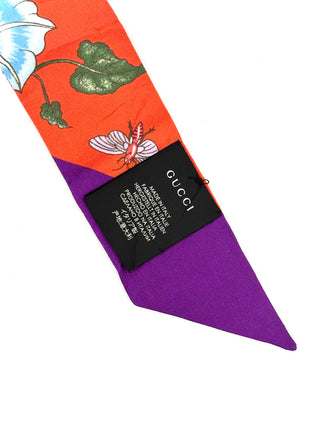 Gucci Printed Silk Twill Ribbon