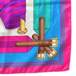 Hermes Silk Scarf Pink
