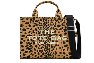 Marc Jacobs SmalL Leopard Print Canvas Tote Bag