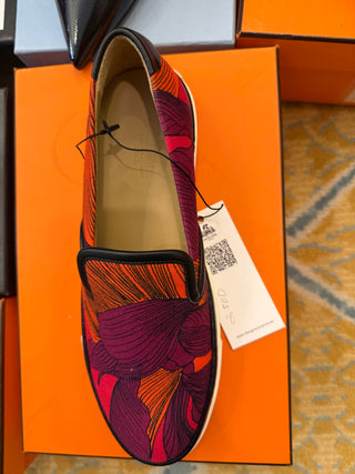 Hermes Purple Espadrilles