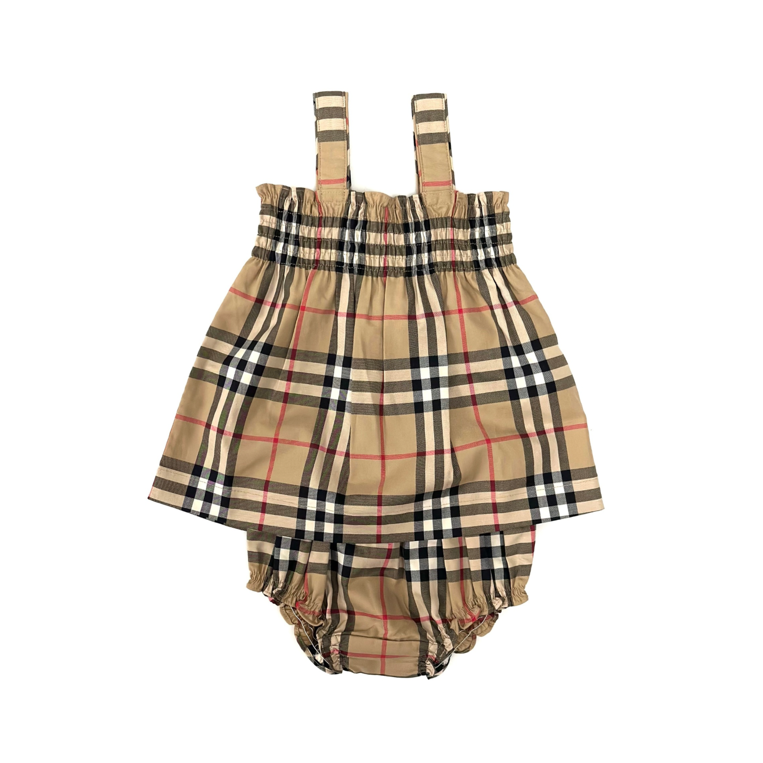 Burberry Classic Design Baby Dress or Toodler Shirt with Pants