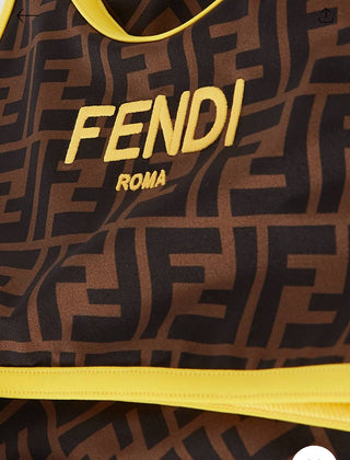 Fendi Brown FF Reversible Bikini