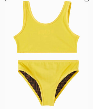 Fendi Brown FF Reversible Bikini