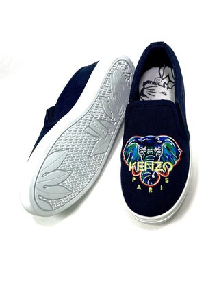 Kenzo Slip On Shoes Elephant Logo
